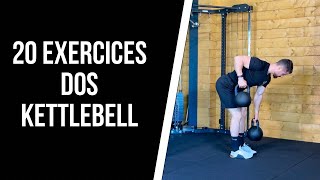 👉20 EXERCICES DOS avec KETTLEBELL  Muscle ton dos avec un poids 🔥 [upl. by Georgianna]