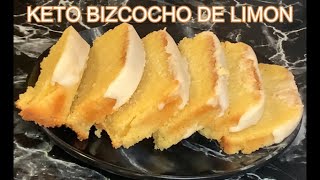 PRUEBA EL KETO BIZCOCHO DE LIMON UNA DELICIA LIBRE DE GLUTEN VEGAN KETO BIZCOCHO [upl. by Bohi]