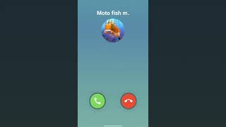 Moto fish m phone 📱 call 🤯 shortsminecraft ringtone trendingshortvideo [upl. by Juakn]