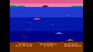 submarine hunter for Atari 8bit 2 [upl. by Shannah545]