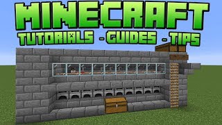 Minecraft Industrial Furnace Tutorial  The Super Minecart Smelter [upl. by Morra]