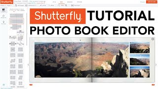 Shutterfly Photo Book Editor  Tutorial [upl. by Lilybel]