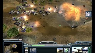 Command amp Conquer Generals  прохождение США  Hardcore 1 [upl. by Schlenger]