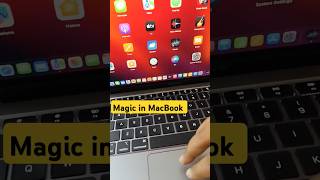 Magical feature in MacBook Air🤓😎 macbookair apple fanofapple magicaltouch trending viral [upl. by Arekat]