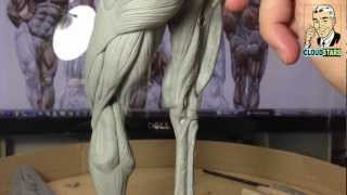 How To Sculpt Ecorche Hercules  Part 482 Right Thigh Muscles  Abductor Magnus  Semimembranosus [upl. by Eiznekcm]