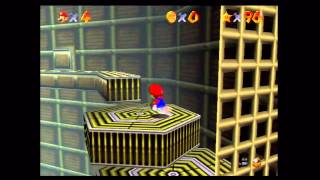 Timed Jumps on Moving Bars  Super Mario 64 Walkthrough [upl. by Idalla]