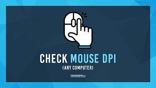 How To Check Mouse DPI  Any Device [upl. by Michael]