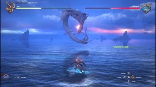 Final Fantasy XVI Leviathan vs Ifrit Eikon Battle FF Mode [upl. by Garnett620]