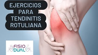 Ejercicios para TENDINITIS ROTULIANA [upl. by Towne]