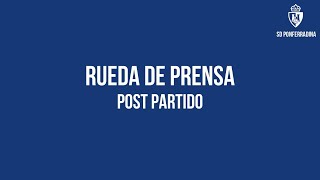 Rueda de prensa de José Luis Cortés post partido al SD Ponferradina  FC Barcelona Atlètic [upl. by Ymled]