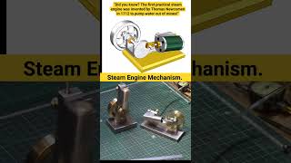 Steam Engine Mechanism in Action mechanism steam engineering 3ddesign 3d animation [upl. by Ormond]