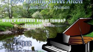 Flow Gently Sweet Afton by Spilman Piano Accompaniment [upl. by Raymund]