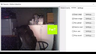 Yawcam Motion Detection [upl. by Oiceladni]