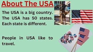 Learn About the USA  Easy English Story  English Listening  History of the USA  People of USA [upl. by Ymirej953]