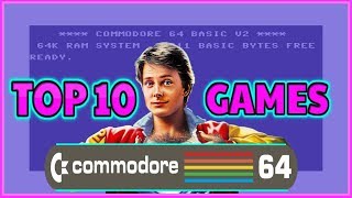 TOP 10 COMMODORE 64 GAMES [upl. by Padgett997]