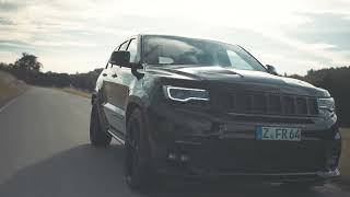 Black and White Jeep Grand Cherokee SRT  Carporn Cinematic [upl. by Malsi750]