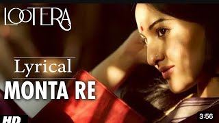 Monta Re  Lootera  Swanand Kirkire  Amitabh Bhattacharya  Cover by Chiranjit Baruah [upl. by Kcarb929]