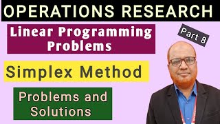 Operations Research I LPP I Simplex Method I Problems and Solutions I Part 8 I Hasham Ali Khan I [upl. by Cotsen]