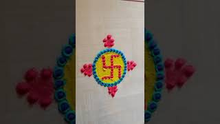 Swastik RangoliRangoli ideas [upl. by Naida]