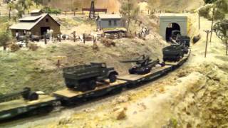 Military train over the loop [upl. by Deevan151]