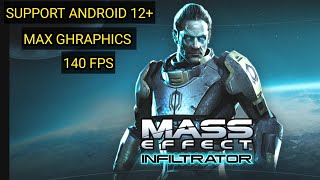 Mass Effect Infiltrator v1058 Max Ghraphics 140 Fps Android Mod Gameplay [upl. by Nnaasil]