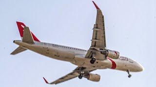 Air Arabia Airbus A320214 A6AOH Arriving In The Golden Dusk At Karachi Airport [upl. by Ttennaej]