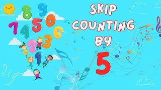 The Skip Counting by 5 Song  Silly School Songs [upl. by Eilasor]