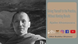 Ajahn Khemavaro  Giving Yourself to the Practice Without Wanting Results [upl. by Sokim801]