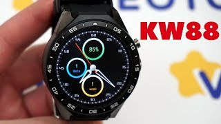 Умные часы Smart Watch KingWear KW88 часы с сим картой на Android 5 1 smartwatch KW88 faces 0 [upl. by Minica]