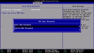 Securely Wiping Internal Drives using the Lenovo UEFI BIOS [upl. by Nnylarak528]