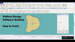 Accumark Pattern Design Software  Scale Tool [upl. by Belter]