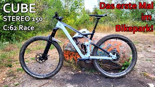 Cube Stereo 150 C62 Race 2022 amp Shigura  First Bike Park Test in Schöneck [upl. by Nuhsar693]