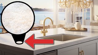 Epoxy Makes White Quartz Countertops Affordable [upl. by Nevah]