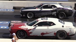 Dodge Challenger Hellcat drag racing [upl. by Goto439]