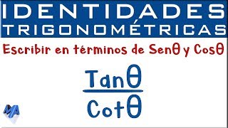 Identidades Trigonométricas Simplificación  Ejemplo 2 [upl. by Colp]