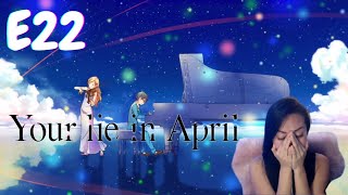 Basically Cried the whole time  Your Lie In April Final Ep22  Anime Reaction  First Time Watching [upl. by Riay842]