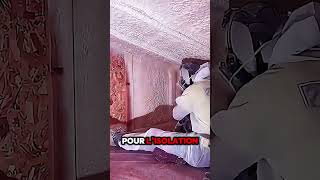 Découvrez l’intérieur d’un mur isolé avec de la mousse polyuréthane  🛠️🔥 outil isolation mur [upl. by Madelon394]