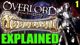 OVERLORDs World Of Yggdrasil Explained  What Was The DMMORPG Of Yggdrasil [upl. by Eppesuig]