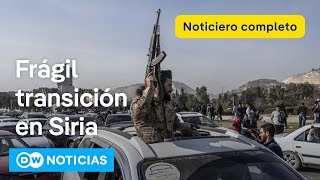 🔴 DW Noticias 9 diciembre Siria empieza su transición tras caída de Al Asad Noticiero completo [upl. by Kessia]