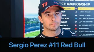 F1 2023 Brazil GP Sergio Perez Post Race Interview [upl. by Aciras]