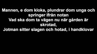 Aki  När solen går ner feat Kapten Röd Lyrics [upl. by Messing]