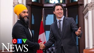 ‘It’s historic’ NDP Leader Jagmeet Singh on proposed COVID aid bill with the Liberals [upl. by Eitnom585]