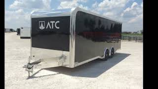 2024 ATC Cargo Trailer 85X24 Enclosed Cargo Trailer Tor [upl. by Ahsinav463]