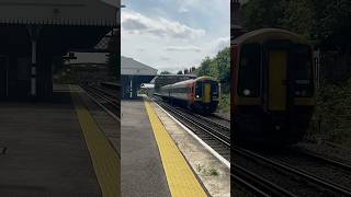 158 881 departing ST Denys on a service to romsey [upl. by Ahsinek]