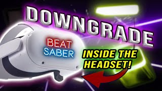 Downgrade Beat Saber INSIDE your VR headset New Downgrading method for Oculus Quest amp Quest 2 [upl. by Chalmer]