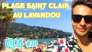 PLAGE SAINT CLAIR AU LAVANDOU VLOG 29 [upl. by Ruffi]