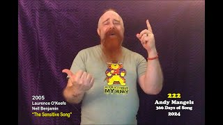 366 Days of Song  Andy Mangels  Day 222 song is quotThe Sensitive Songquot comedy song from Cops Musical [upl. by Yelnek]