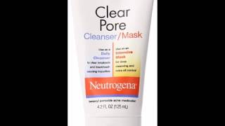 Neutrogena Clear Pore Cleanser Mask 4 2 fl oz [upl. by Stochmal643]