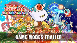 TAIKO NO TATSUJIN Rhythm Festival – Game Modes Trailer [upl. by Idas244]