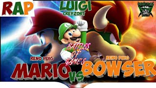 Mario vs Bowser FrikiRap Battle of Games bY renopuig [upl. by Hazaki]